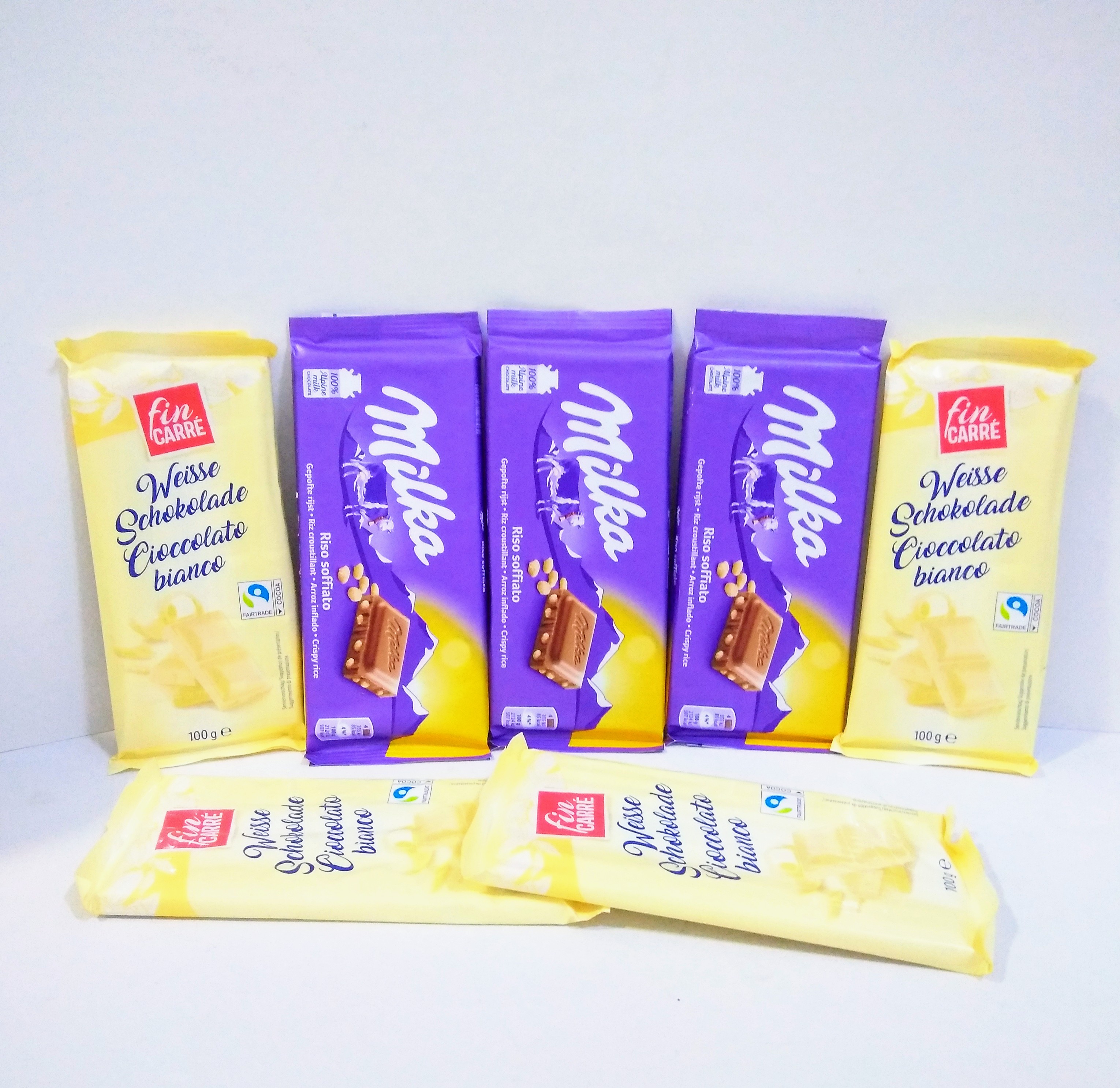 Milka with Fin Carre White Chocolate